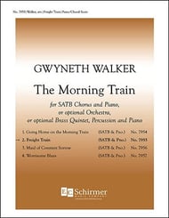 Freight Train SATB choral sheet music cover Thumbnail